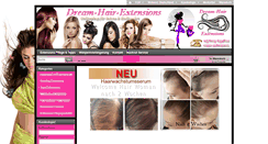 Desktop Screenshot of dream-hair-extensions.de